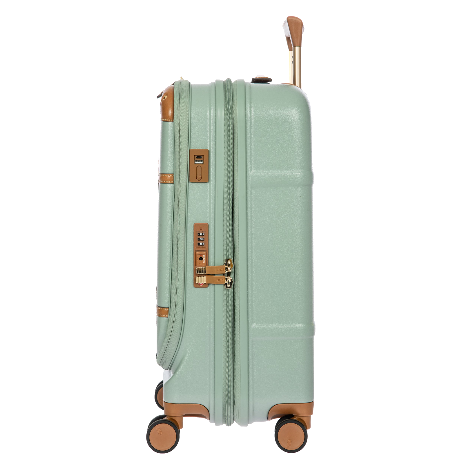 Bric's Bellagio Expandable Carry-On with Pocket in Eucalyptus (BBG38312.336), view 4