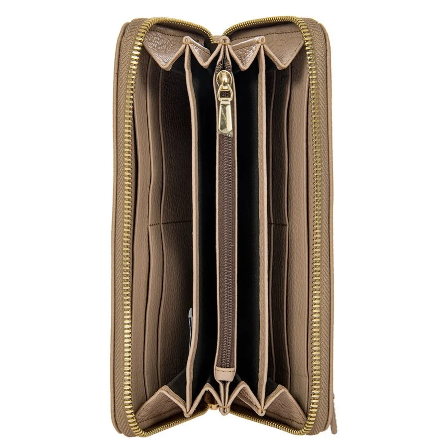 Bric's Gondola Verbena Zip-Around Wallet in Cameo (BWC09601.350), view 3