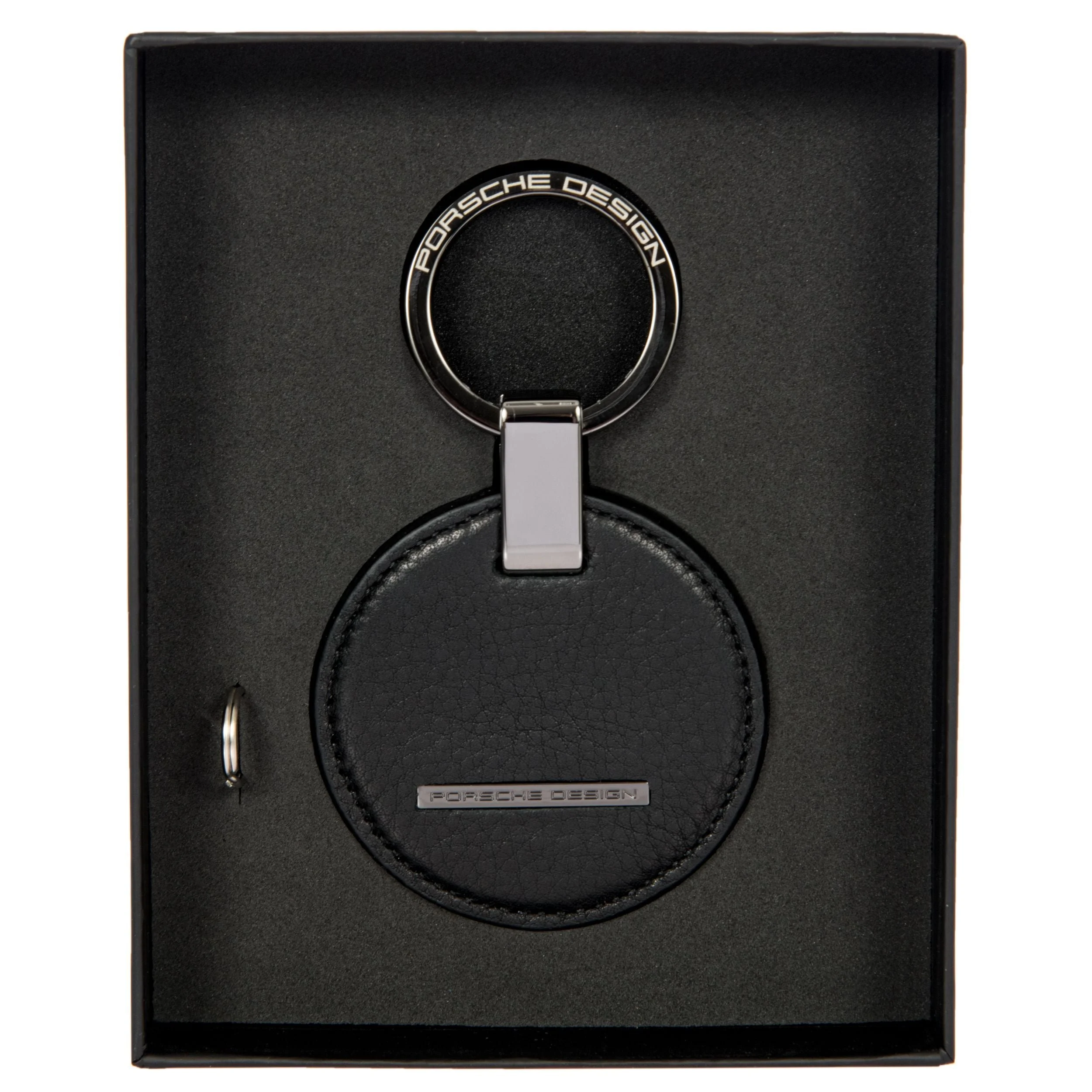 Porsche Design Circle Key Ring in Black (OKY08802.001), view 4