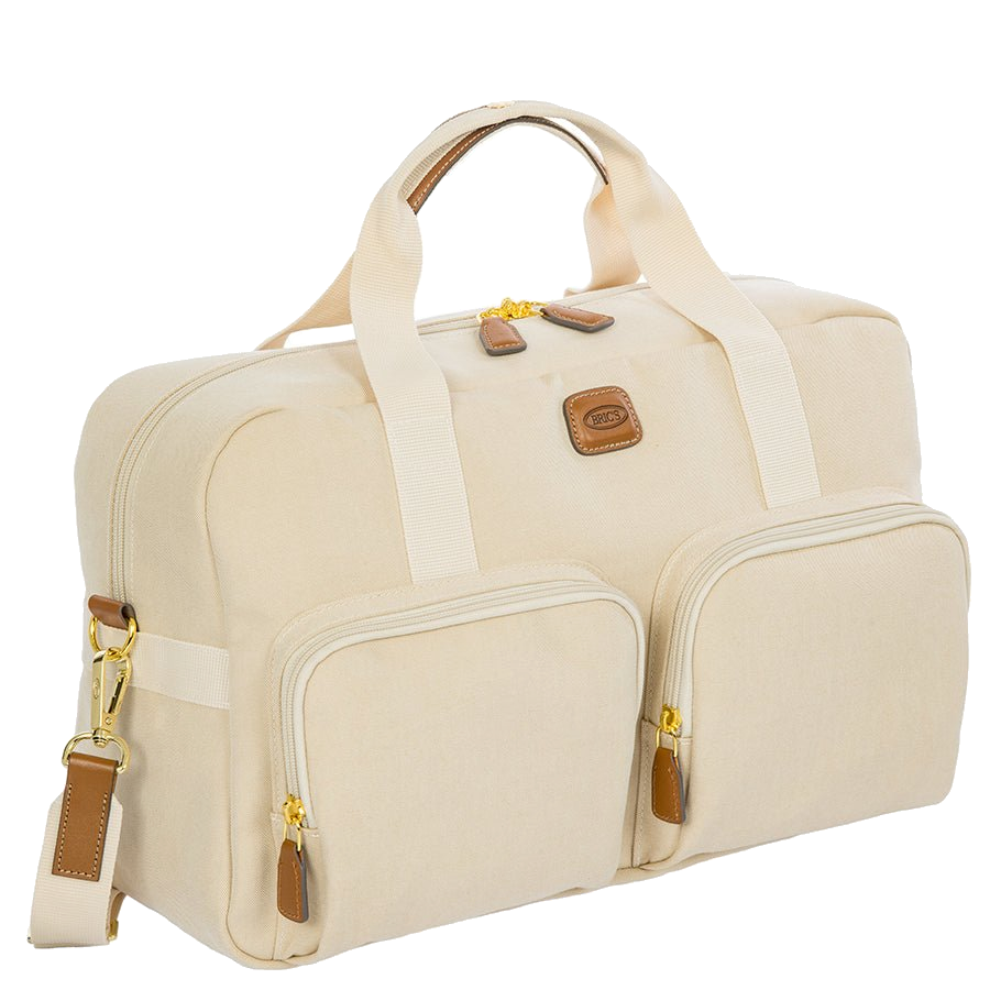 Bric's Volterra Trama Boarding Duffle in Cappuccino (BOE42192.493), view 2