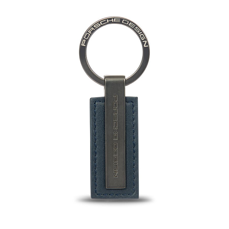 Porsche Design Metal Bar Key Ring in Blue Matte (OKY28801.006), view 1