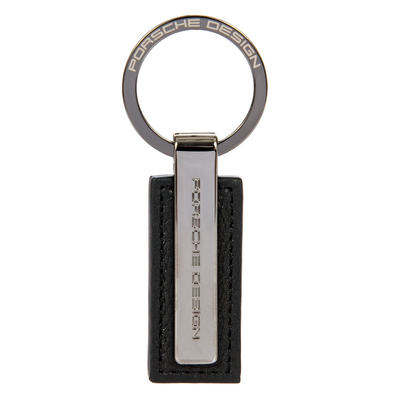 Porsche Design Metal Bar Key Ring in Black (OKY08801.001), view 2