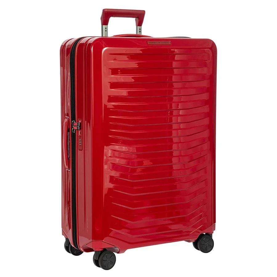 Porsche Design Roadster Hardcase Spinner Checked in Carmine Red (ORS06503.019), view 2