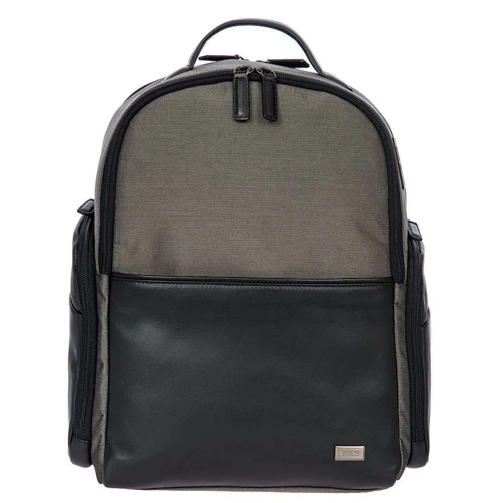 Bric's Monza Business Backpack M in Grey/Black (BR207702.104), view 1