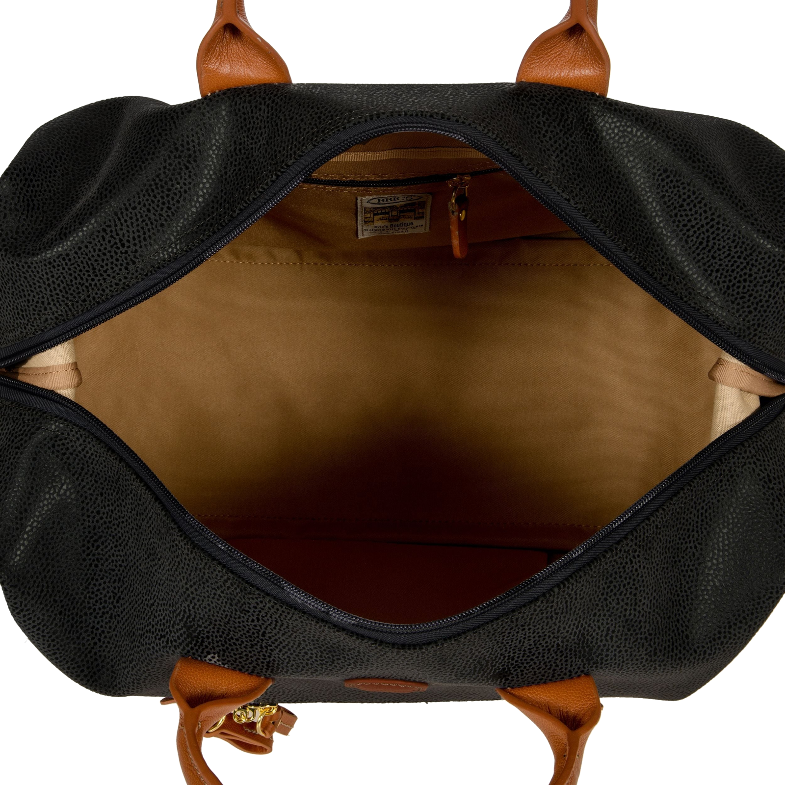 Bric's MyLIFE Cargo Duffle in Black/Tabacco (BEU00202.902), view 6