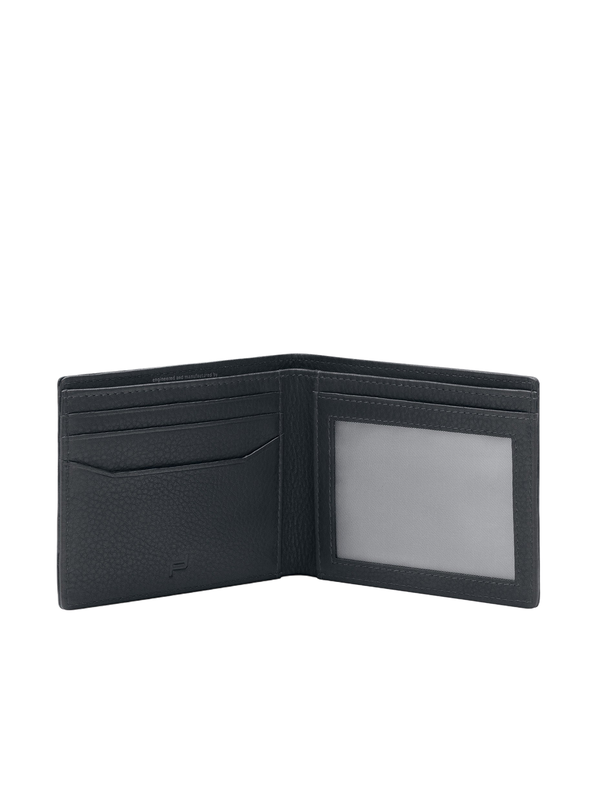 Porsche Design Leather Billfold 3 in Black (OSO09910.001), view 3