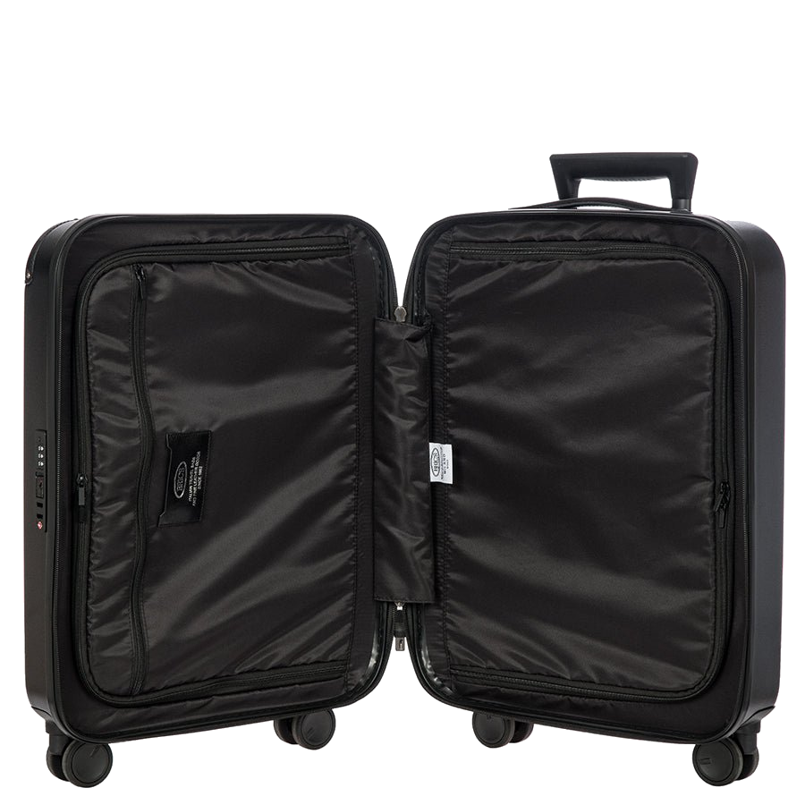 Bric's Amalfi Hardside Carry-On in Black/Black (BAQ08351.909), view 5