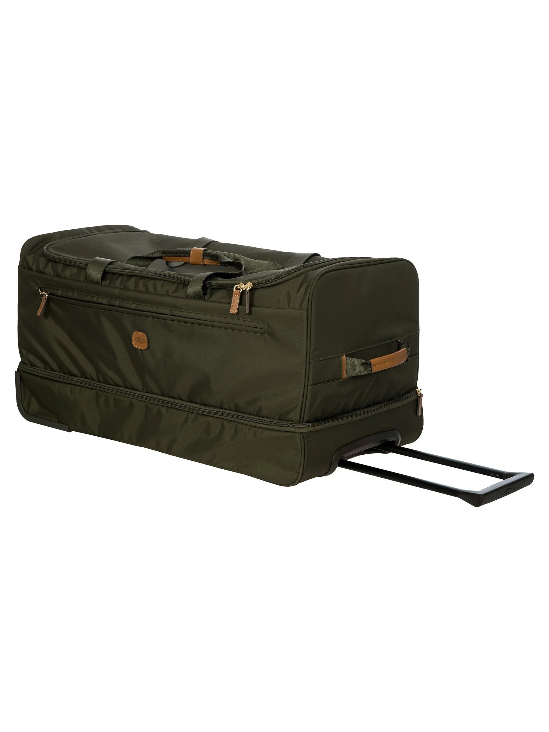 Bric's X-Collection Rolling Duffle with Shoe Compartment in Olive (BXL42522.078), view 6