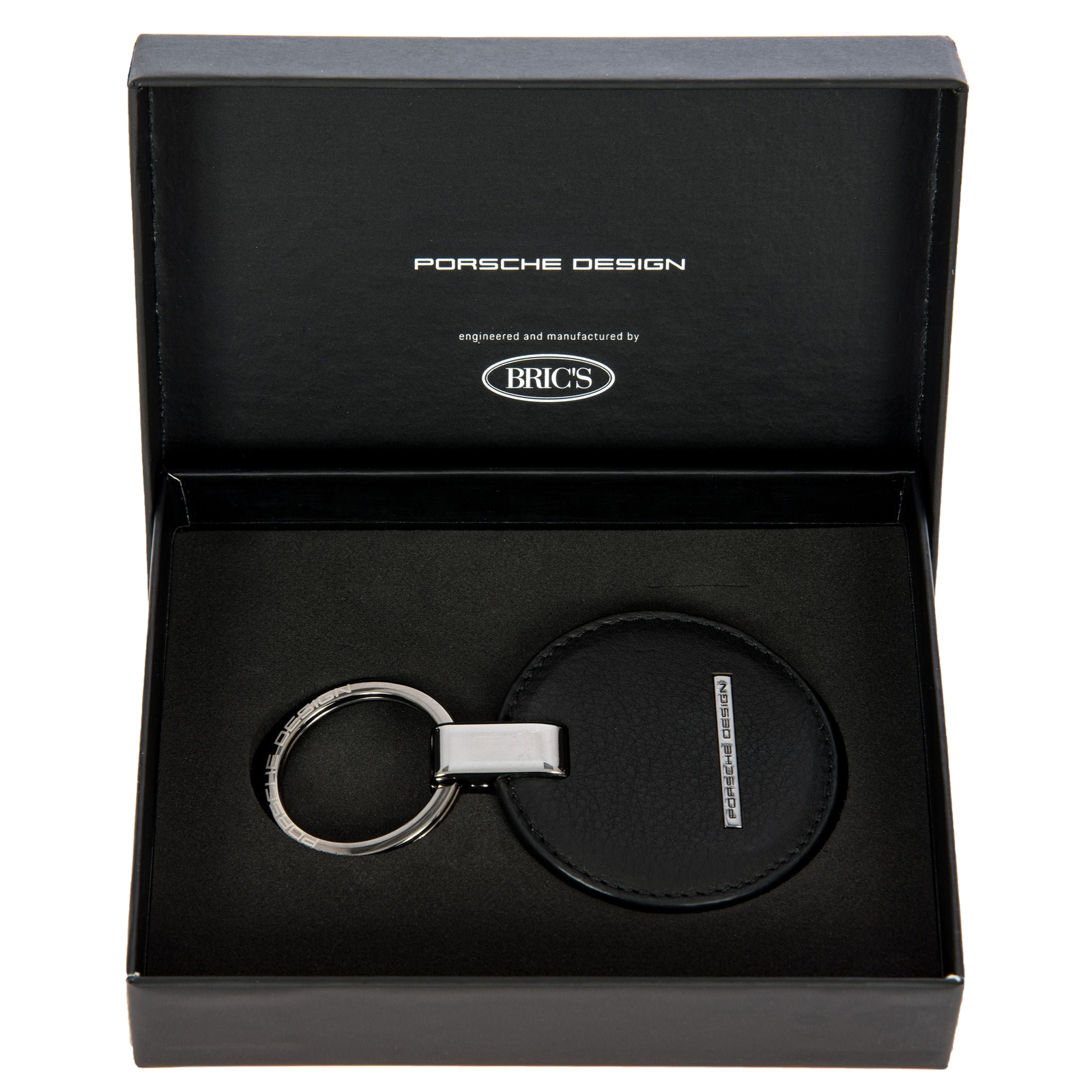 Porsche Design Circle Key Ring in Black (OKY08802.001), view 5