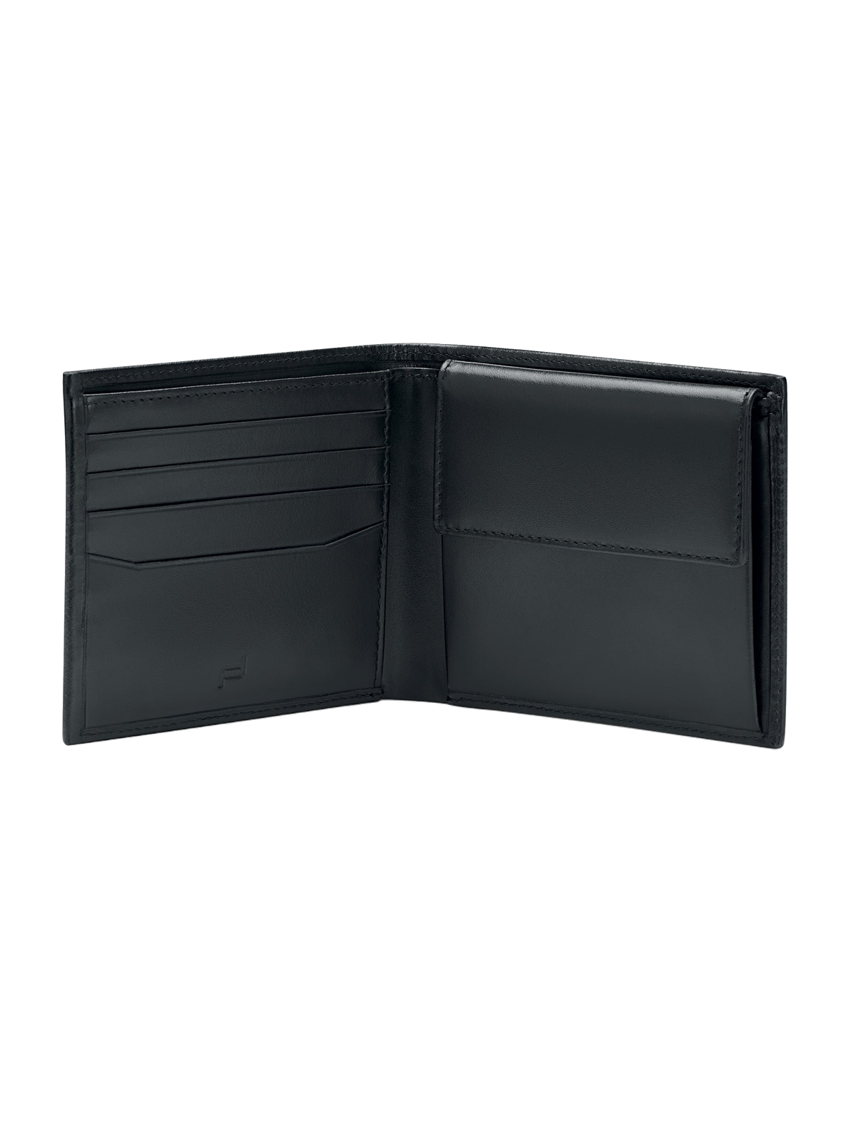Porsche Design Leather Wallet 4 in Black (OBE09903.001), view 3