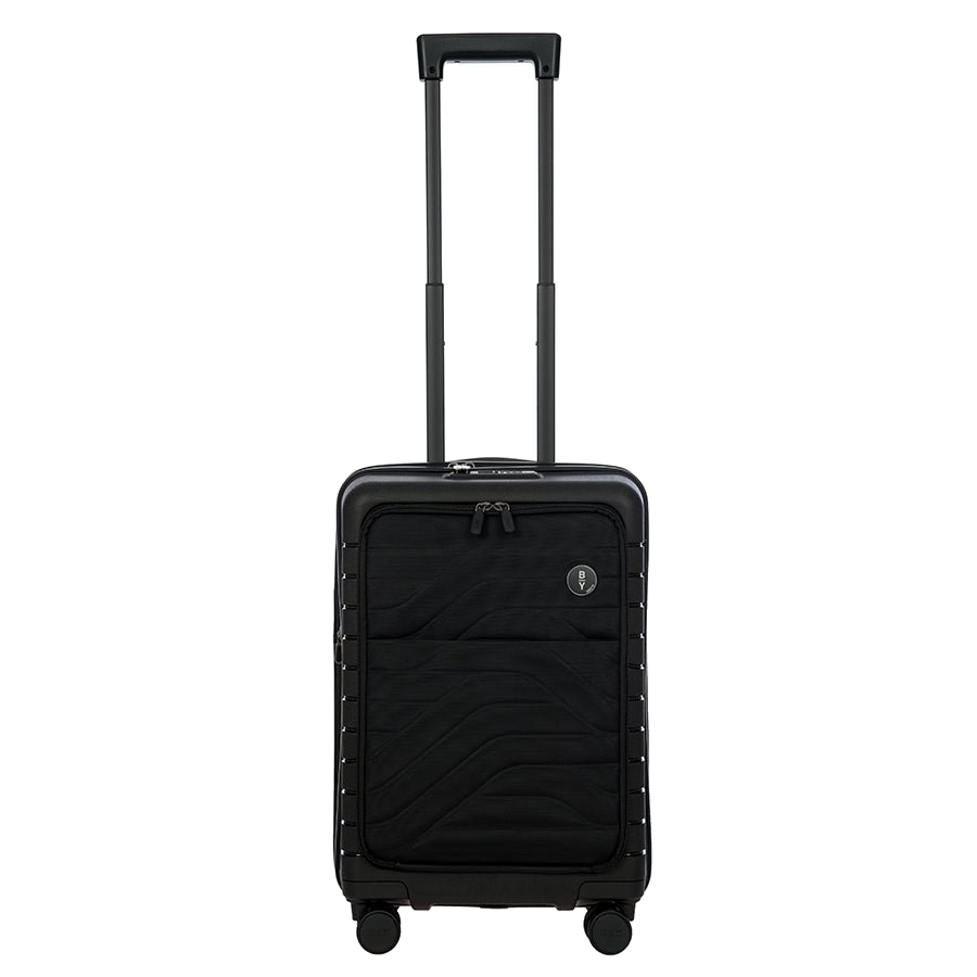 Bric's B|Y Expandable Carry-On with Pocket in Black (B1Y08428.001), view 1