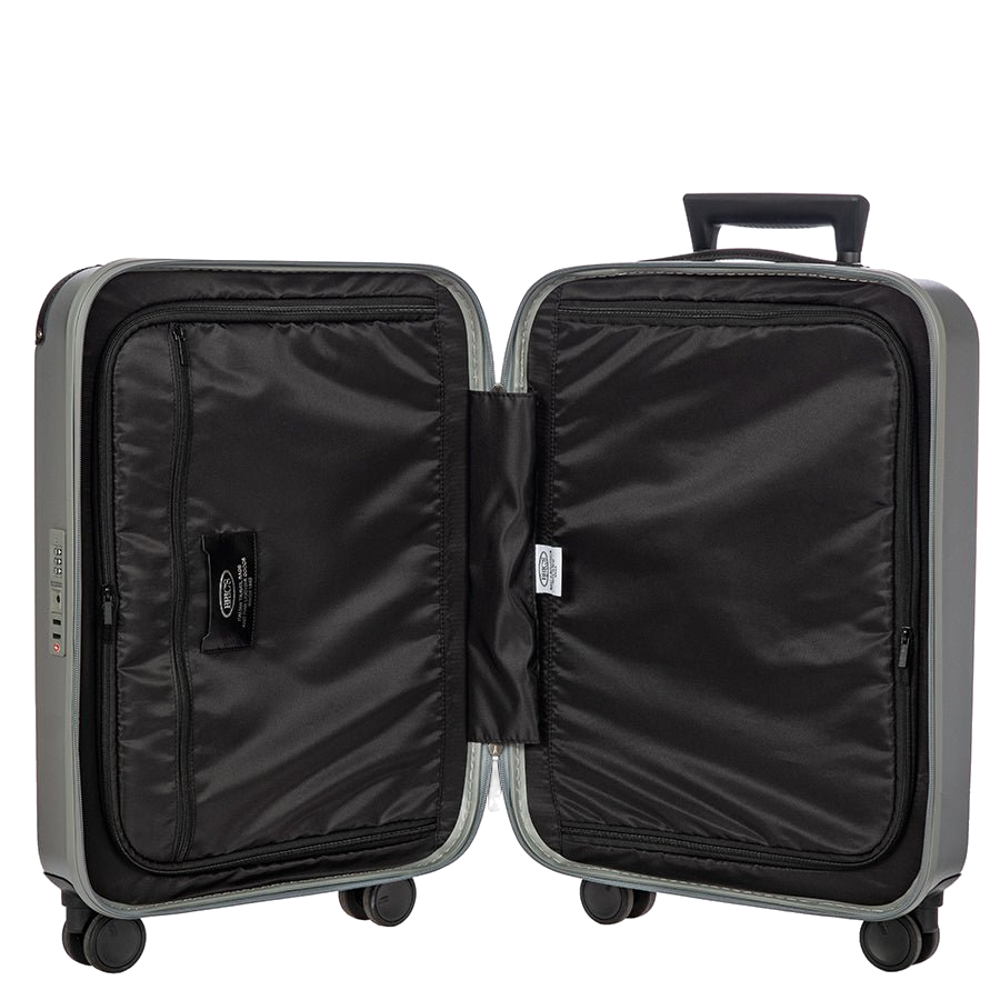 Bric's Amalfi Hardside Carry-On in Silver/Black (BAQ08351.211), view 5