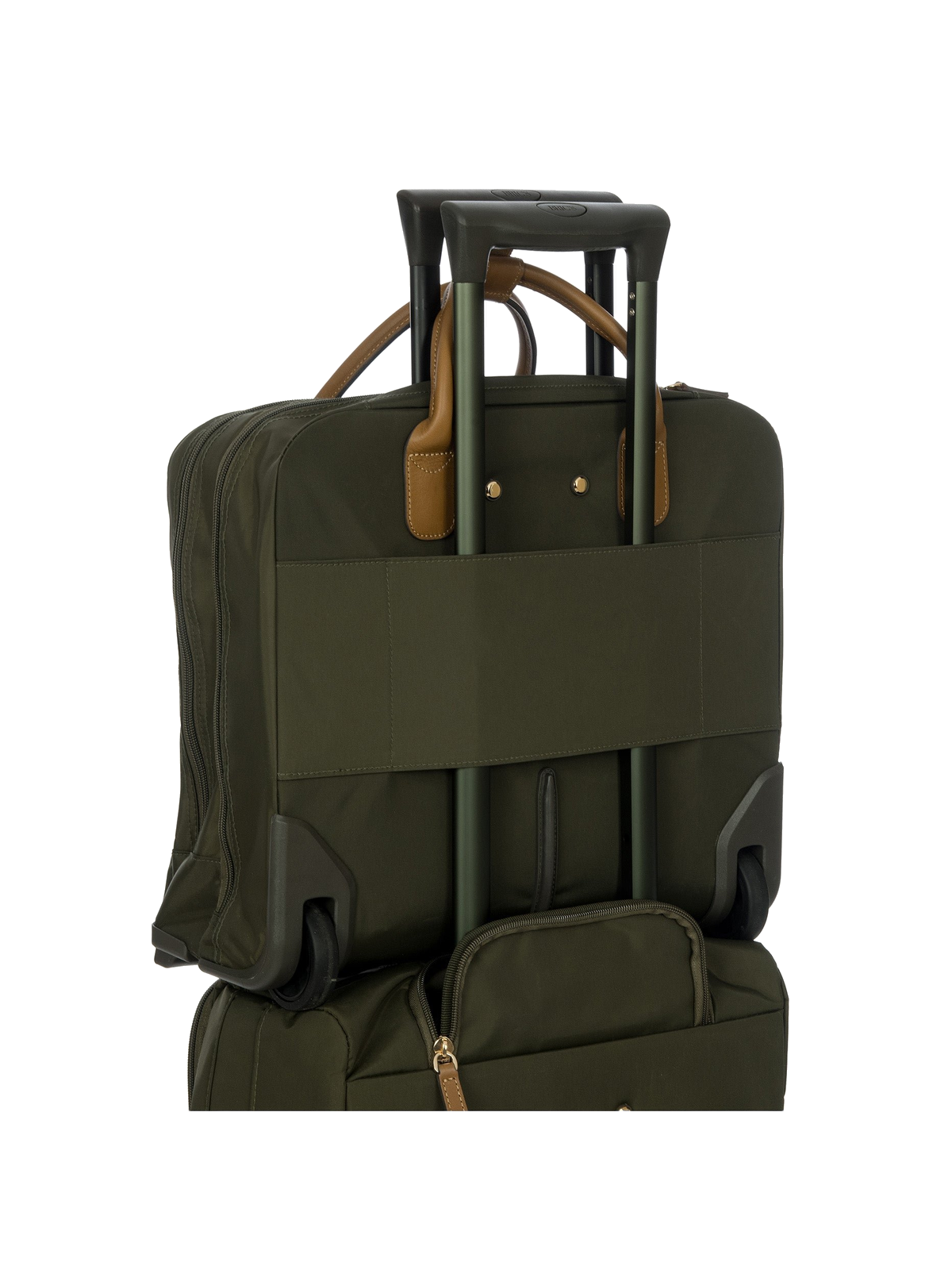 Bric's X-Collection Rolling Pilot Case in Olive (BXL38124.078), view 3
