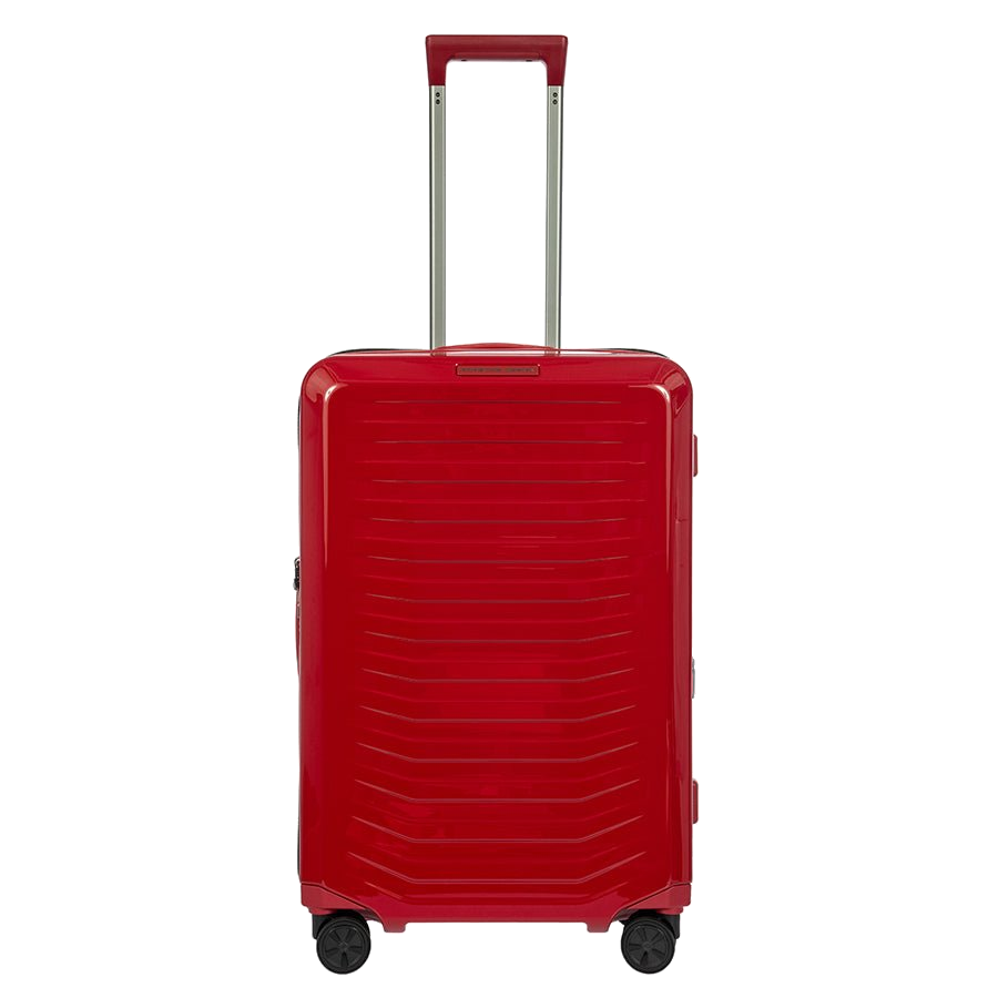 Porsche Design Roadster Hardcase Spinner Checked in Carmine Red (ORS06502.019), view 1