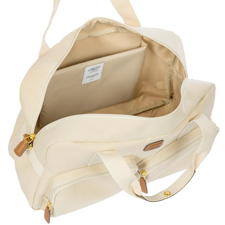 Bric's Volterra Trama Boarding Duffle in Cappuccino (BOE42192.493), view 5