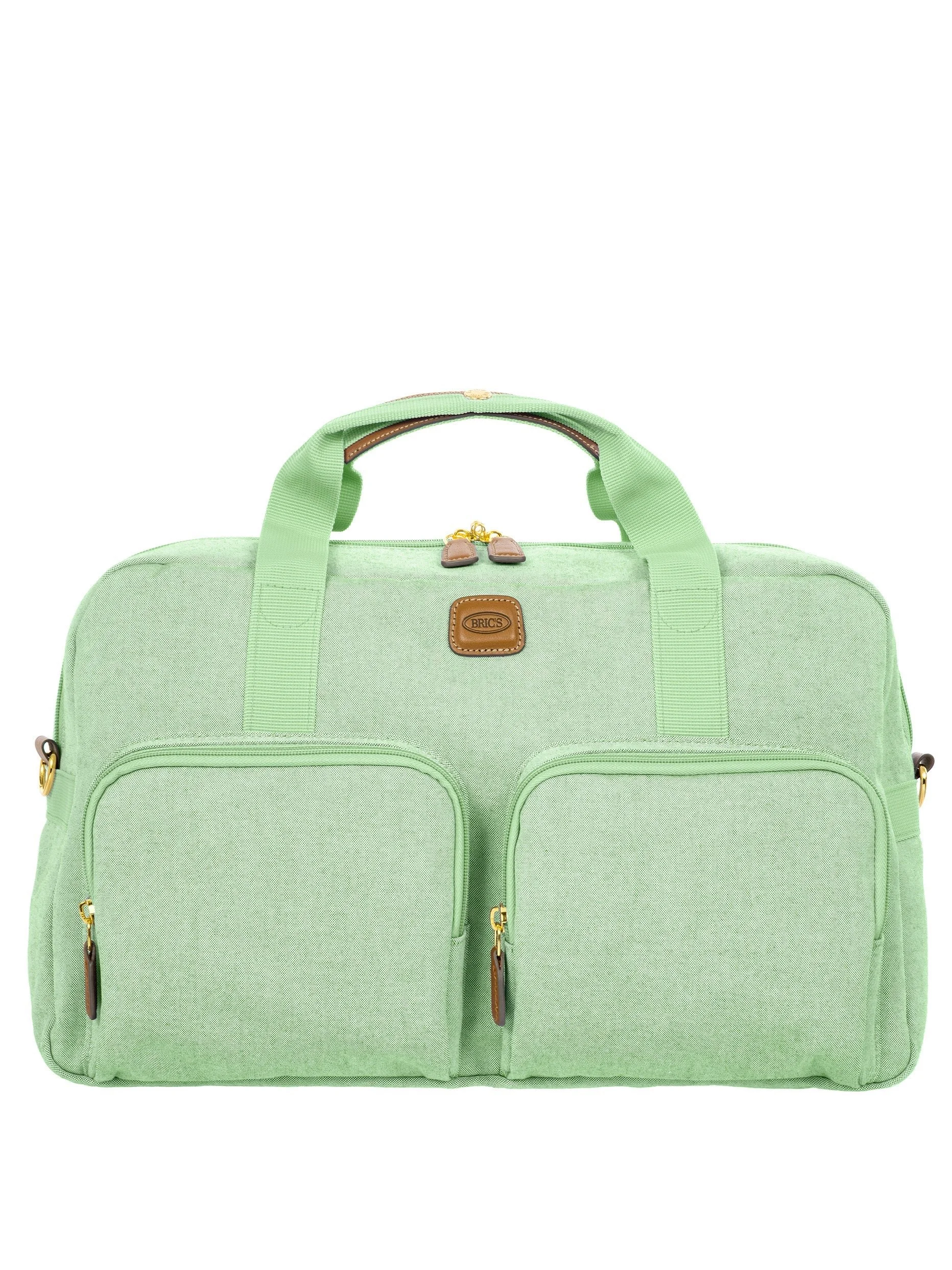 Bric's Volterra Trama Boarding Duffle in Green (BOE42192.005), view 6