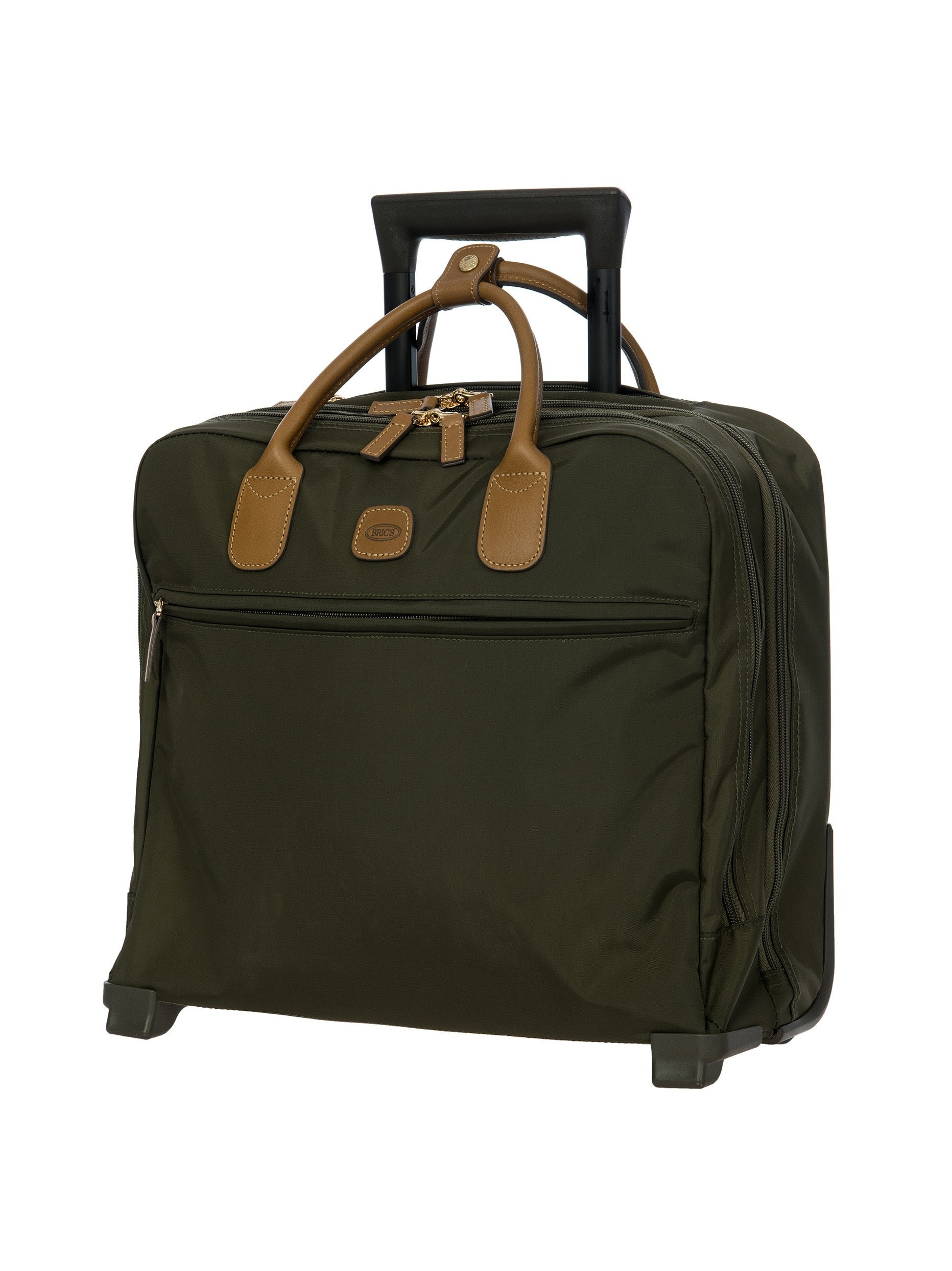Bric's X-Collection Rolling Pilot Case in Olive (BXL38124.078), view 6