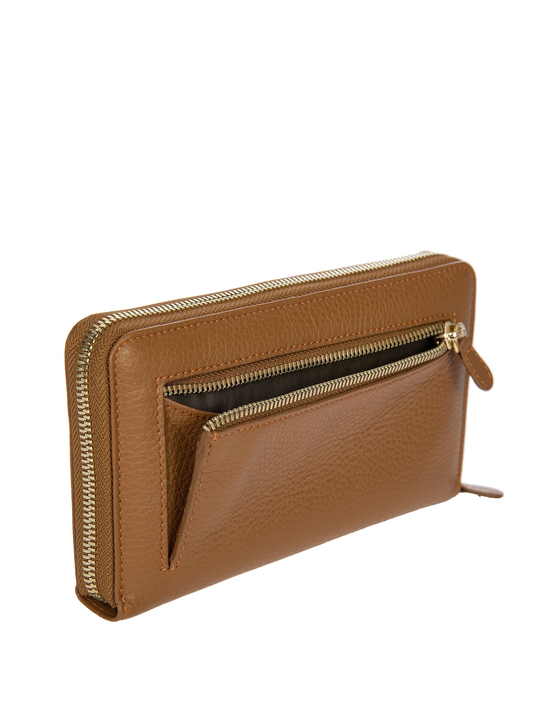 Bric's Gondola Verbena Zip-Around Wallet in Cuoio (BWC09601.098), view 5