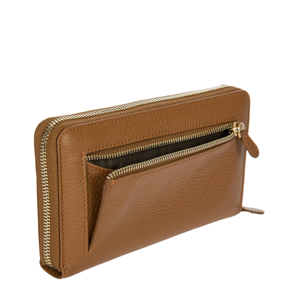 Bric's Gondola Verbena Zip-Around Wallet in Cuoio (BWC09601.098), view 2