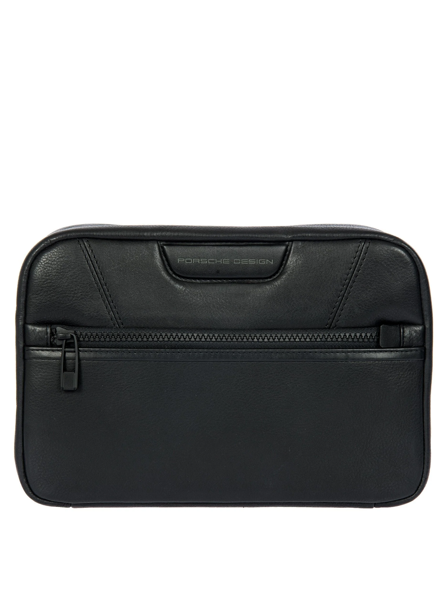 Porsche Design Roadster Leather Evo Toiletry Bag in Black (OLH01016.001), view 1