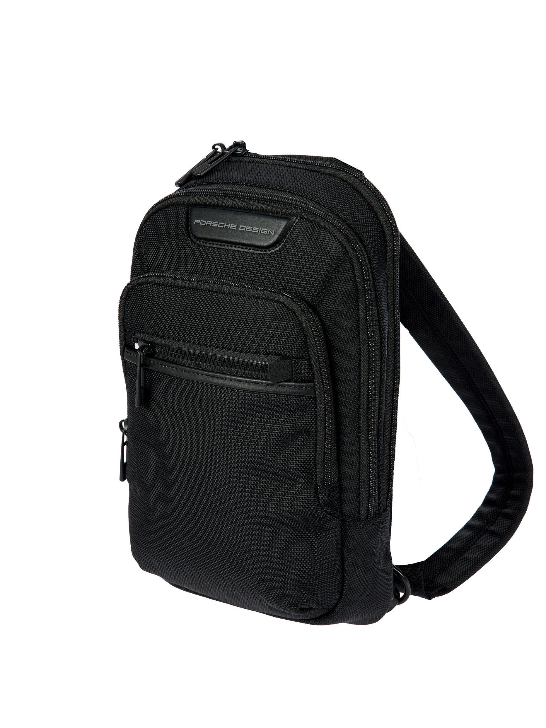 Porsche Design Roadster Nylon Evo Sling Bag S in Black (ONW11539.001), view 2