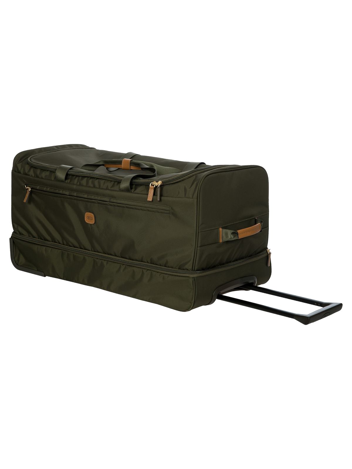 Bric's X-Collection Rolling Duffle with Shoe Compartment in Olive (BXL42522.078), view 6
