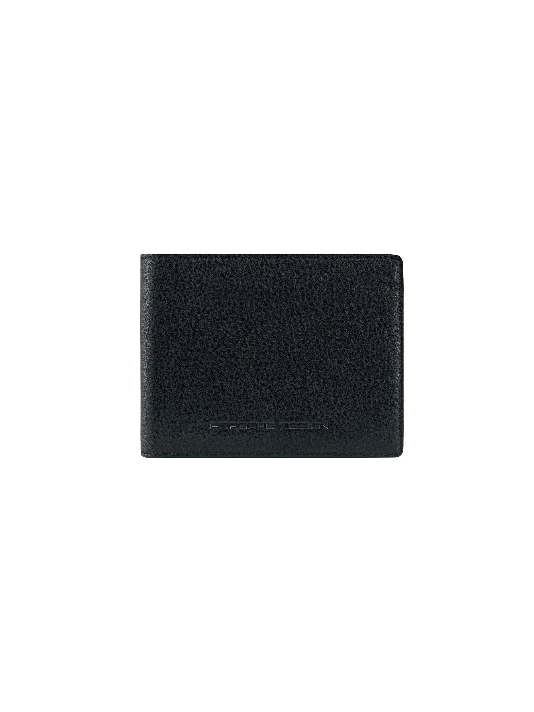 Porsche Design Leather Billfold 3 in Black (OSO09910.001), view 1