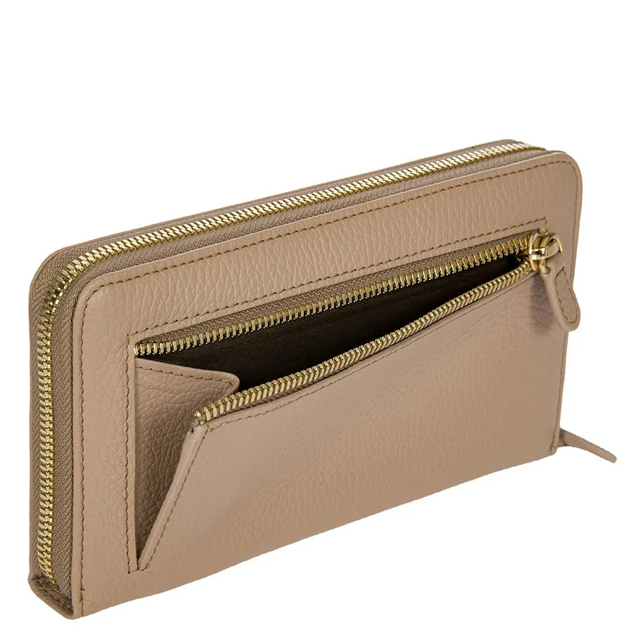Bric's Gondola Verbena Zip-Around Wallet in Cameo (BWC09601.350), view 2