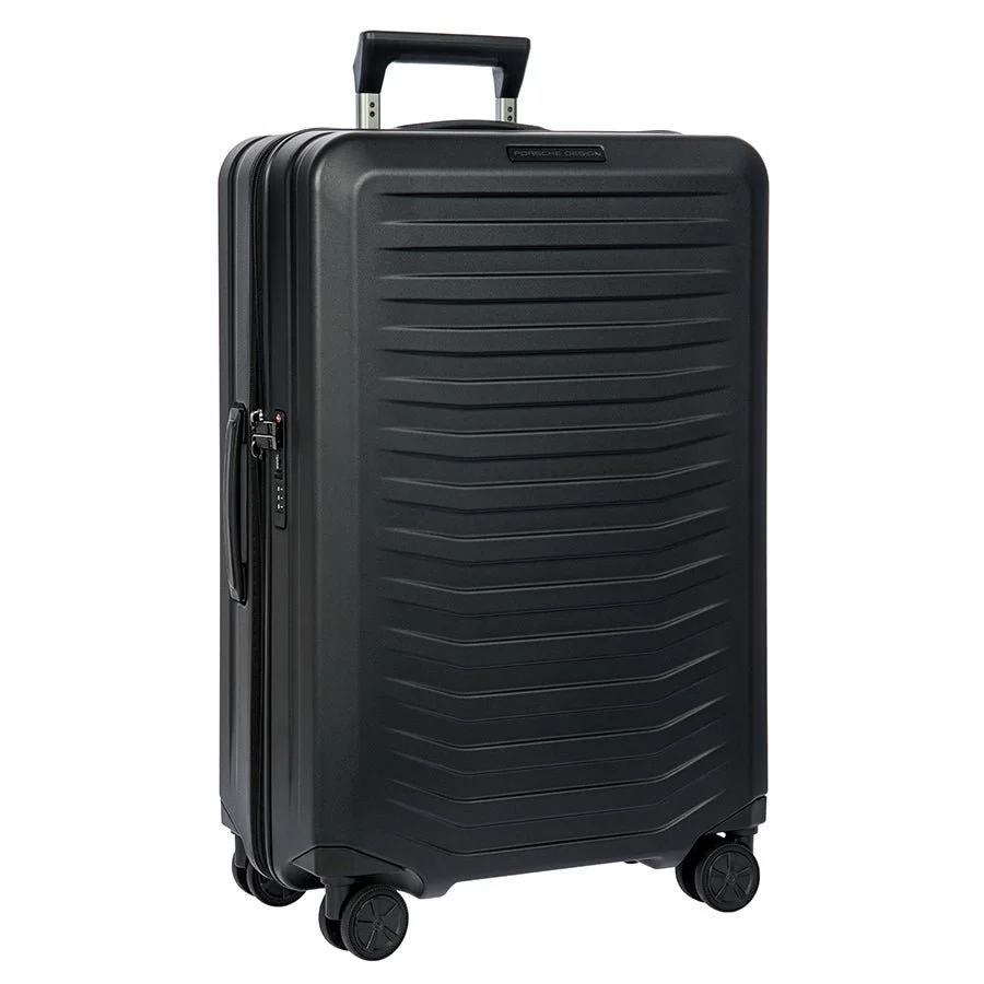 Porsche Design Roadster Hardcase Spinner Checked in Matte Black (ORS06502.009), view 2