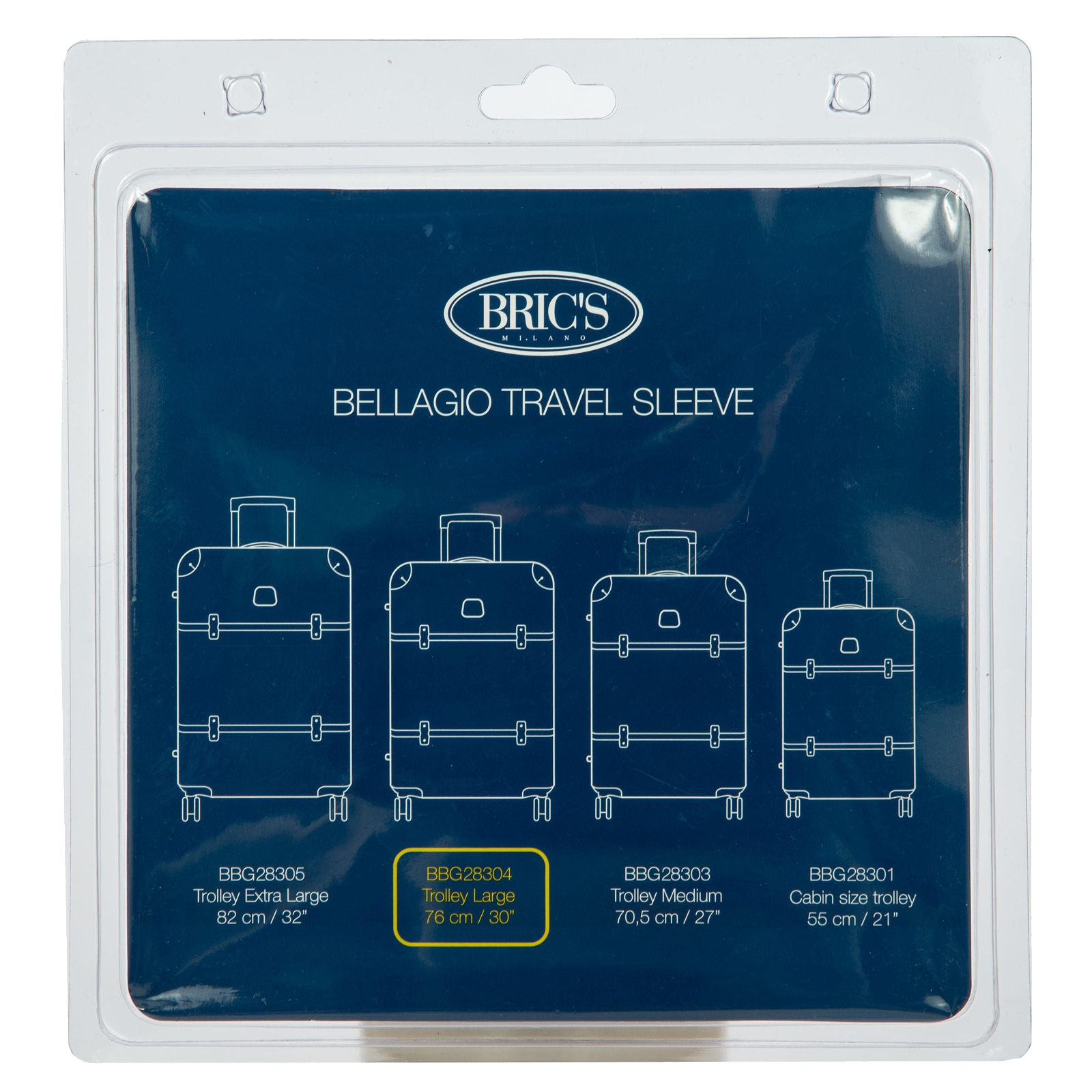 Bric's Bellagio Clear Luggage Cover in Clear (BAC20935.999), view 4
