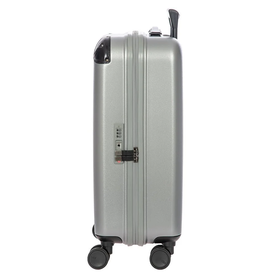 Bric's Amalfi Hardside Carry-On in Silver/Black (BAQ08351.211), view 4