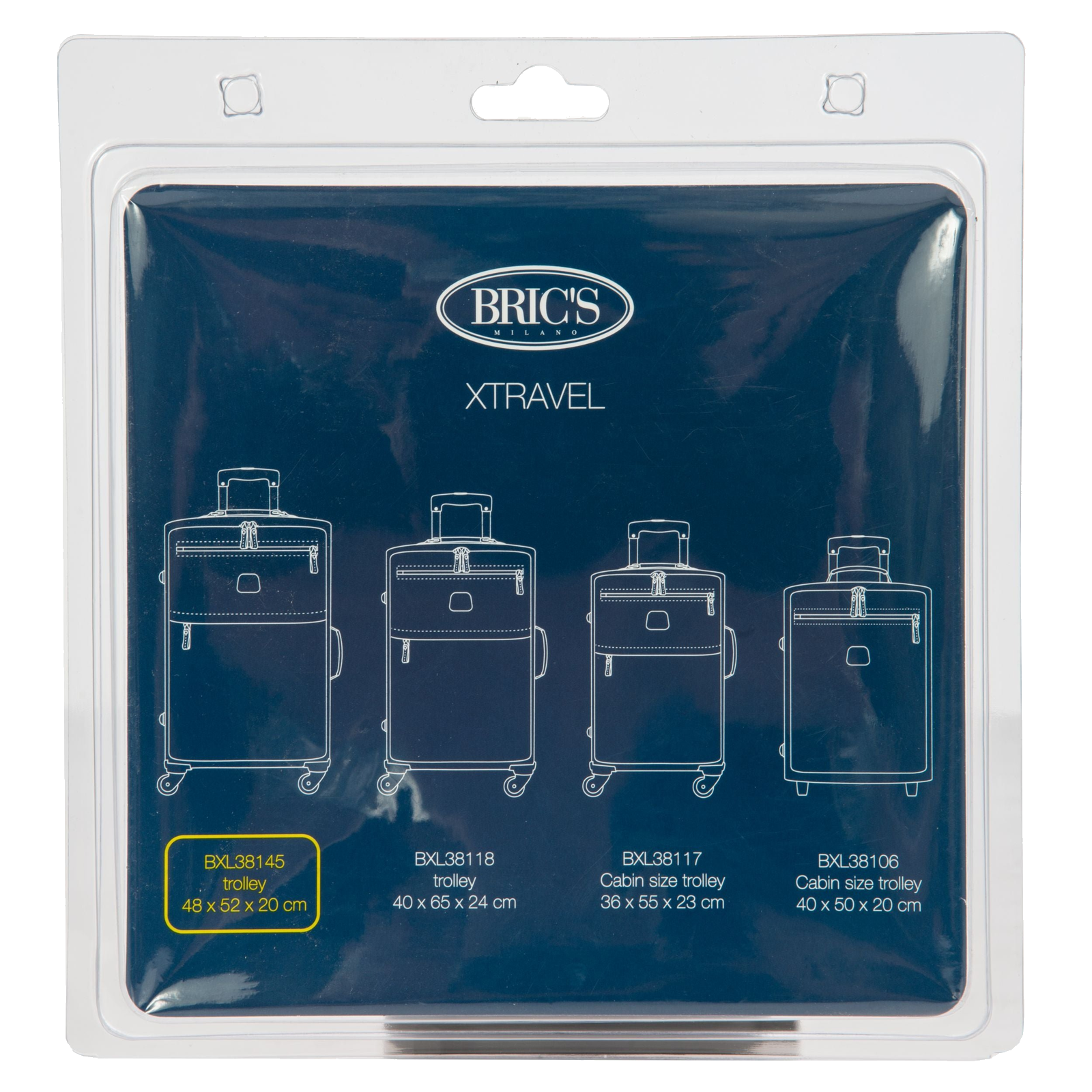 Bric's X-Travel Clear Luggage Cover in Clear (BAC00943.999), view 4