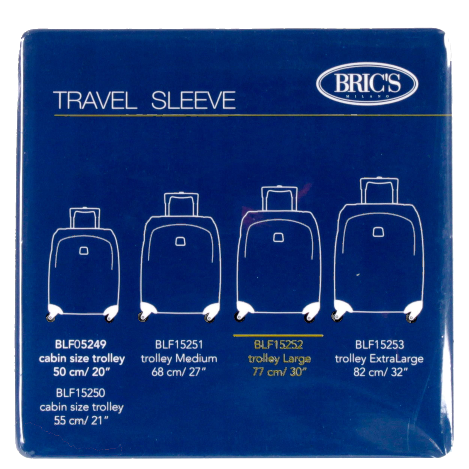 Bric's Life and Life Pelle Clear Luggage Cover in Clear (BAC00931.999), view 5
