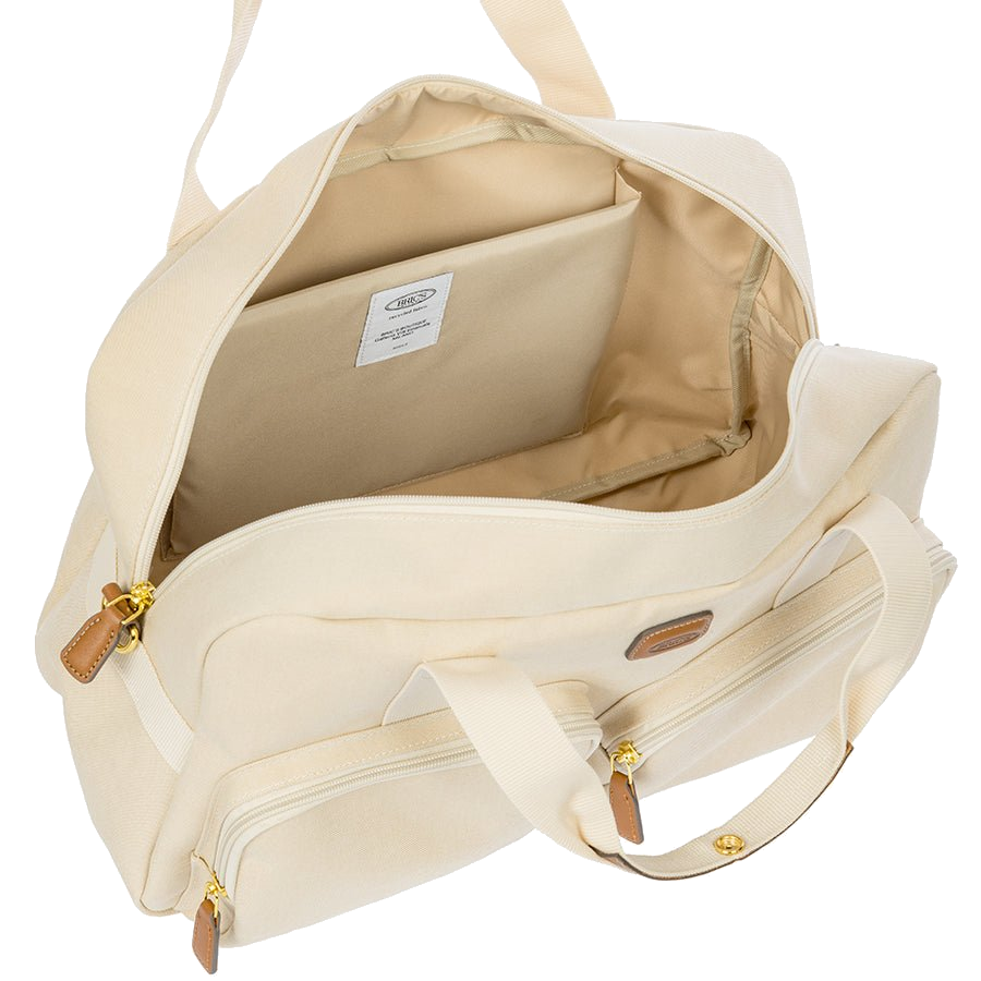 Bric's Volterra Trama Boarding Duffle in Cappuccino (BOE42192.493), view 5