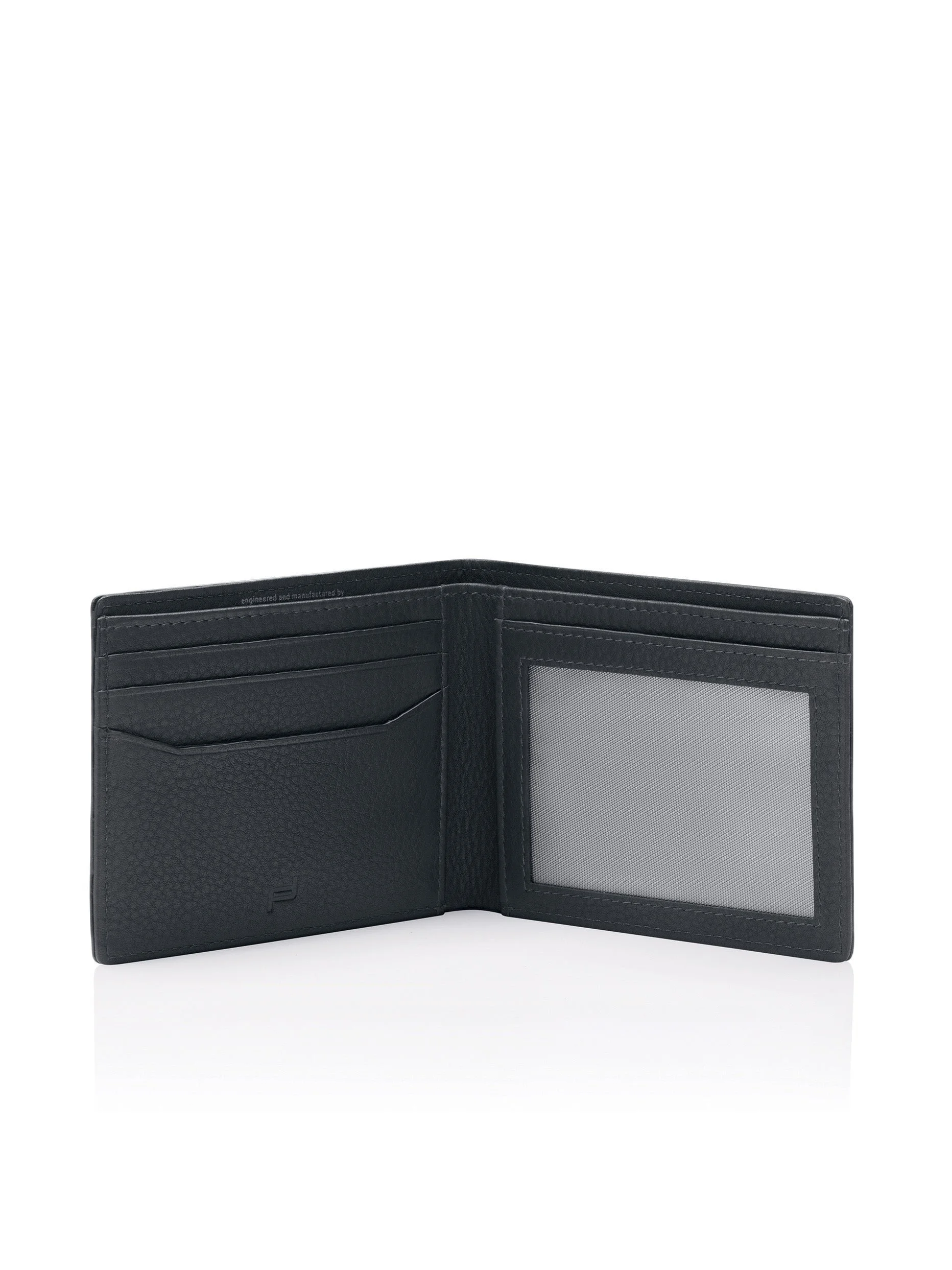 Porsche Design Leather Billfold 3 in Black (OSO09910.001), view 3