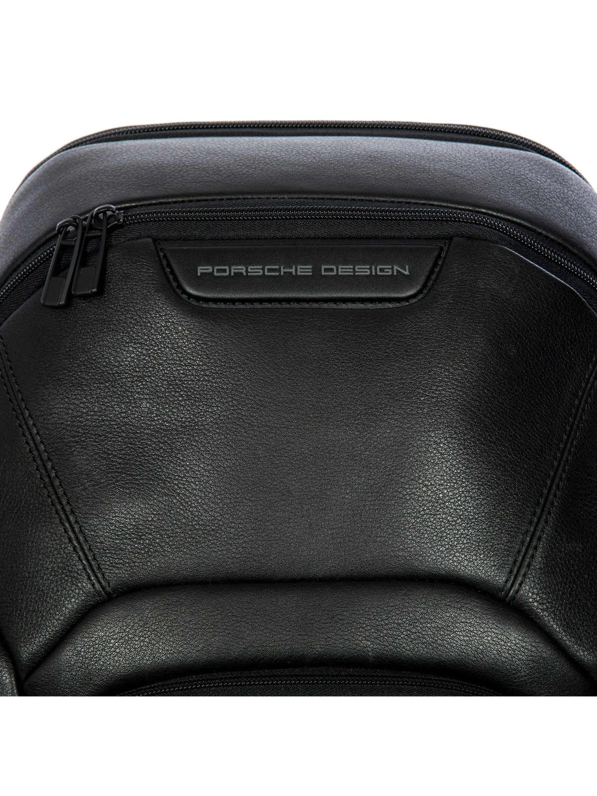 Porsche Design Roadster Leather Evo Backpack M in Black (OLH01632.001), view 6