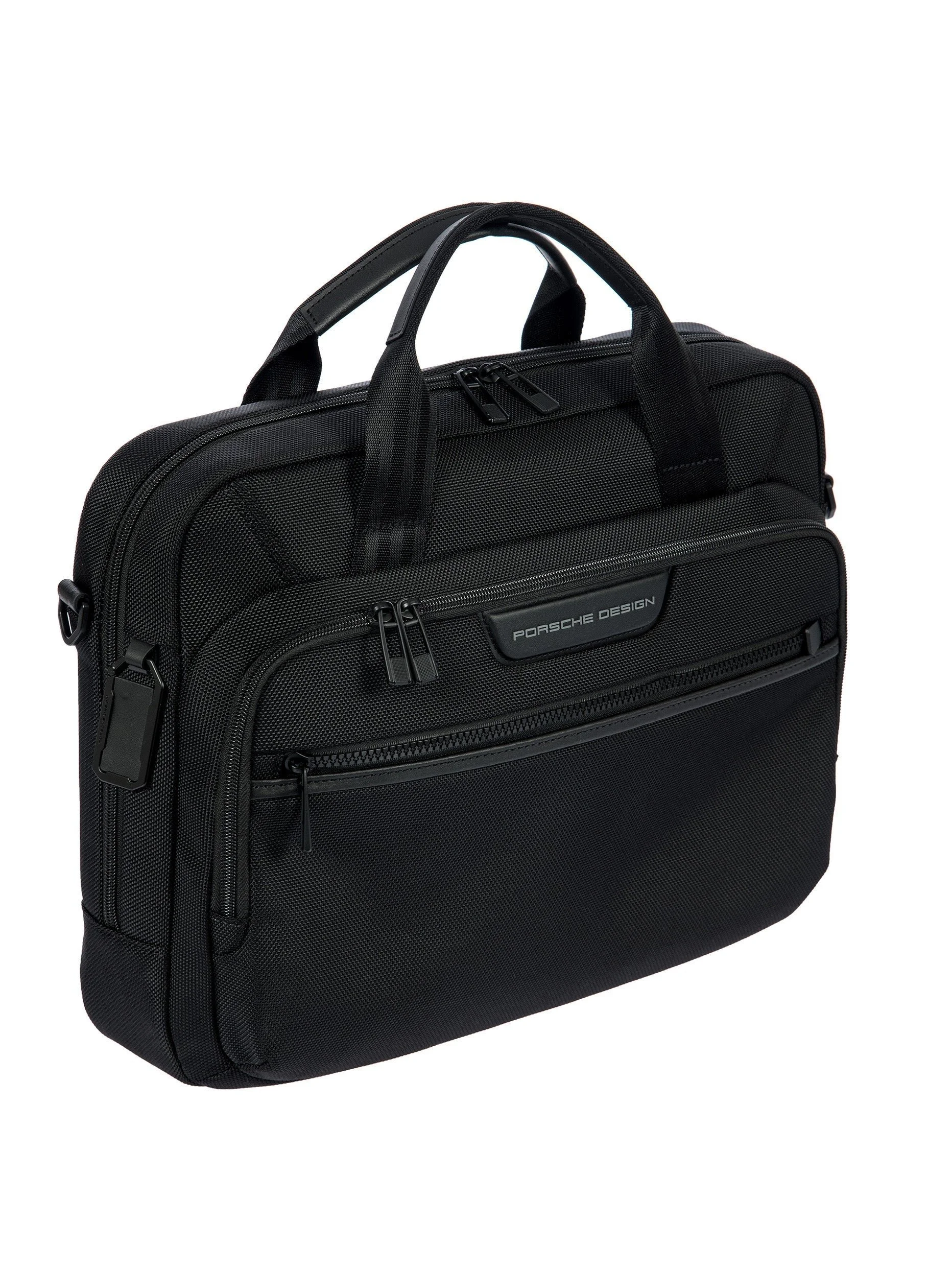 Porsche Design Roadster Nylon Evo Briefcase in Black (ONW11554.001), view 2