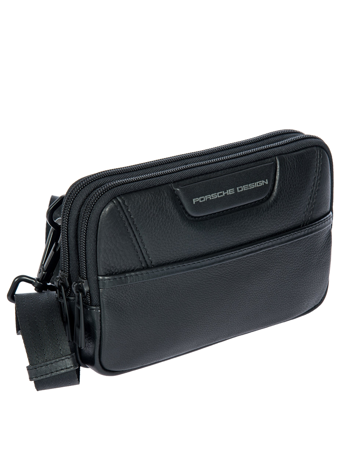 Porsche Design Roadster Leather Evo Travel Pouch in Black (OLH01542.001), view 2