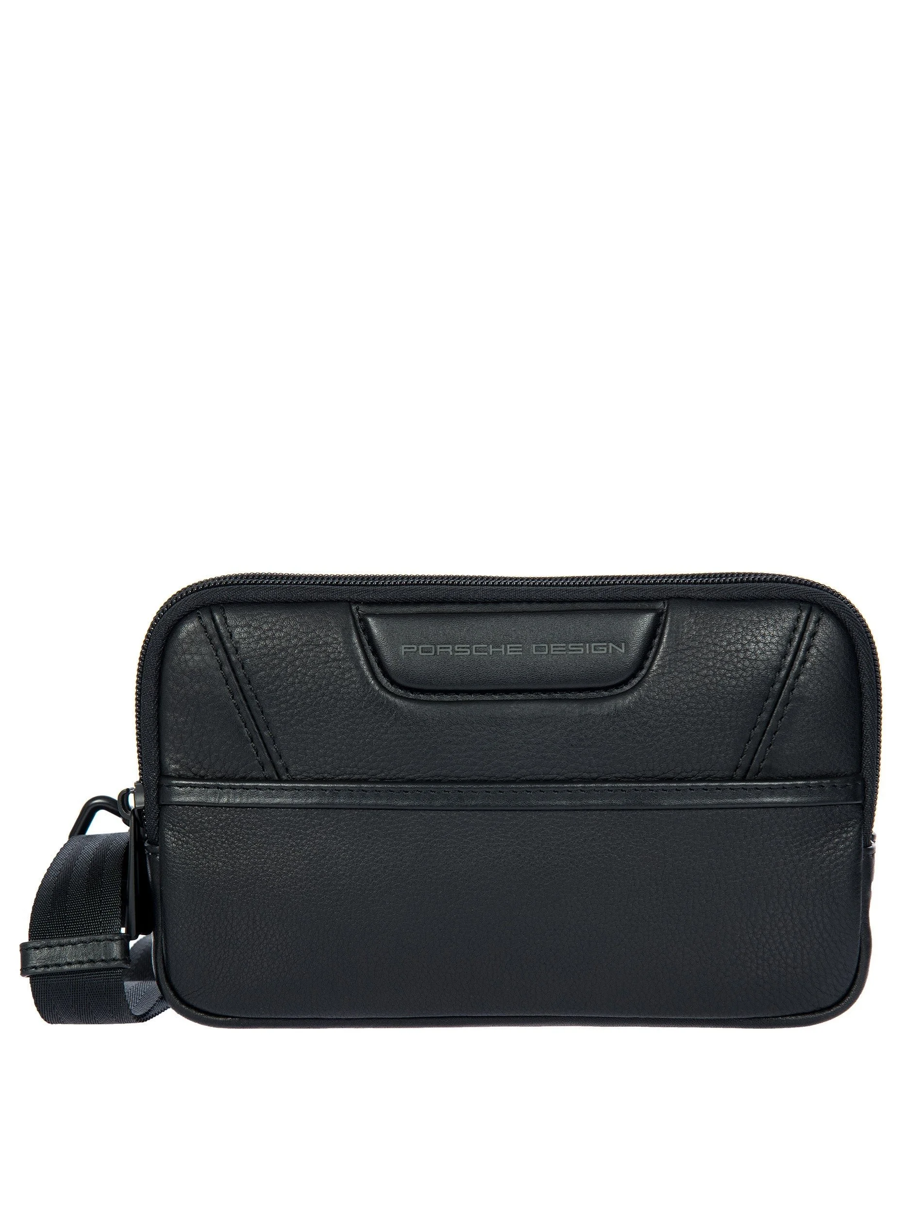 Porsche Design Roadster Leather Evo Travel Pouch in Black (OLH01542.001), view 1