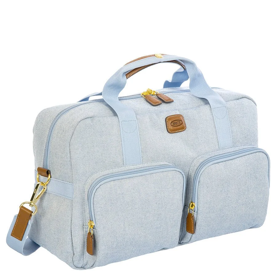 Bric's Volterra Trama Boarding Duffle in Ocean (BOE42192.050), view 2