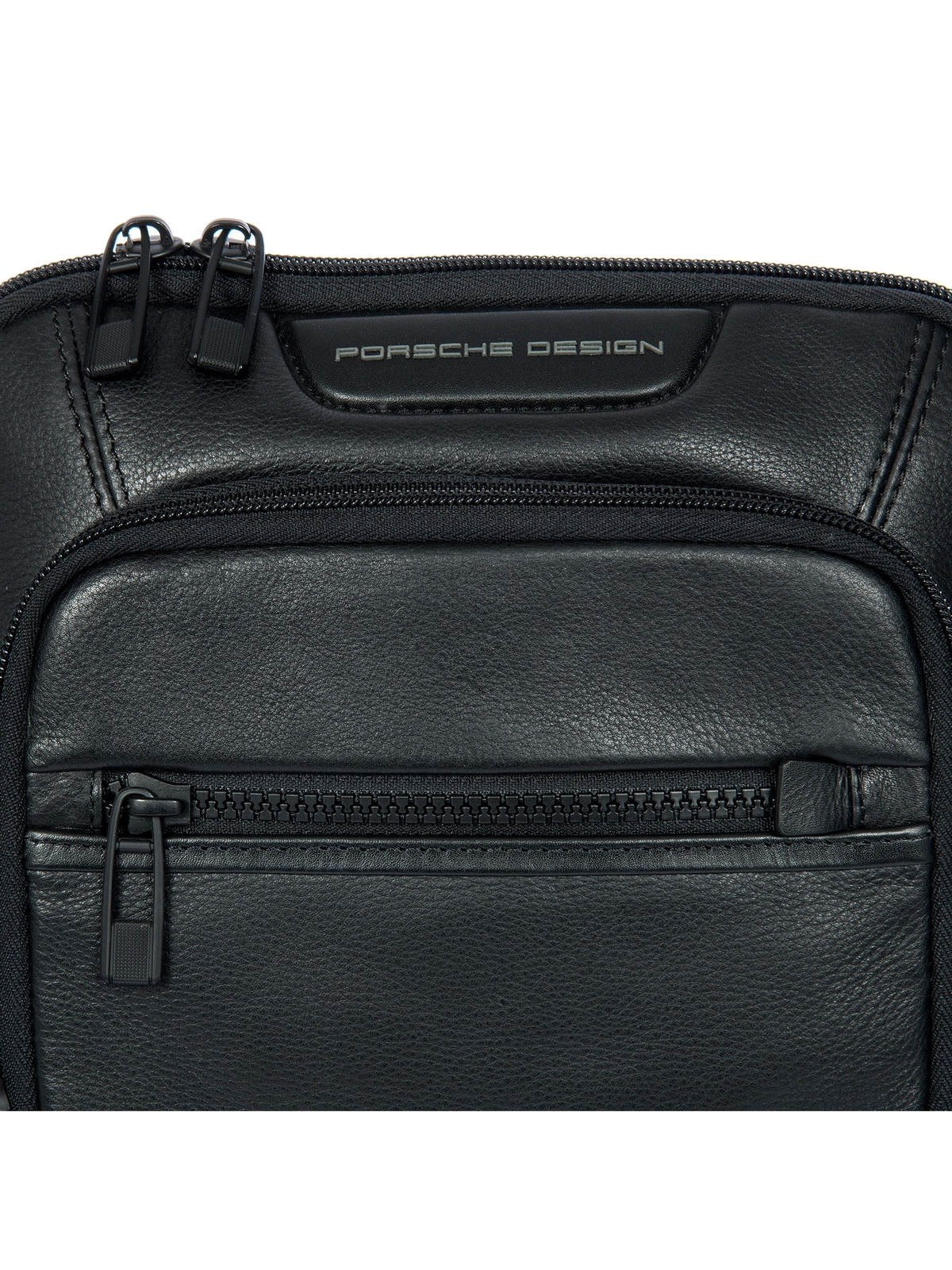 Porsche Design Roadster Leather Evo Shoulder Bag S in Black (OLH01541.001), view 6