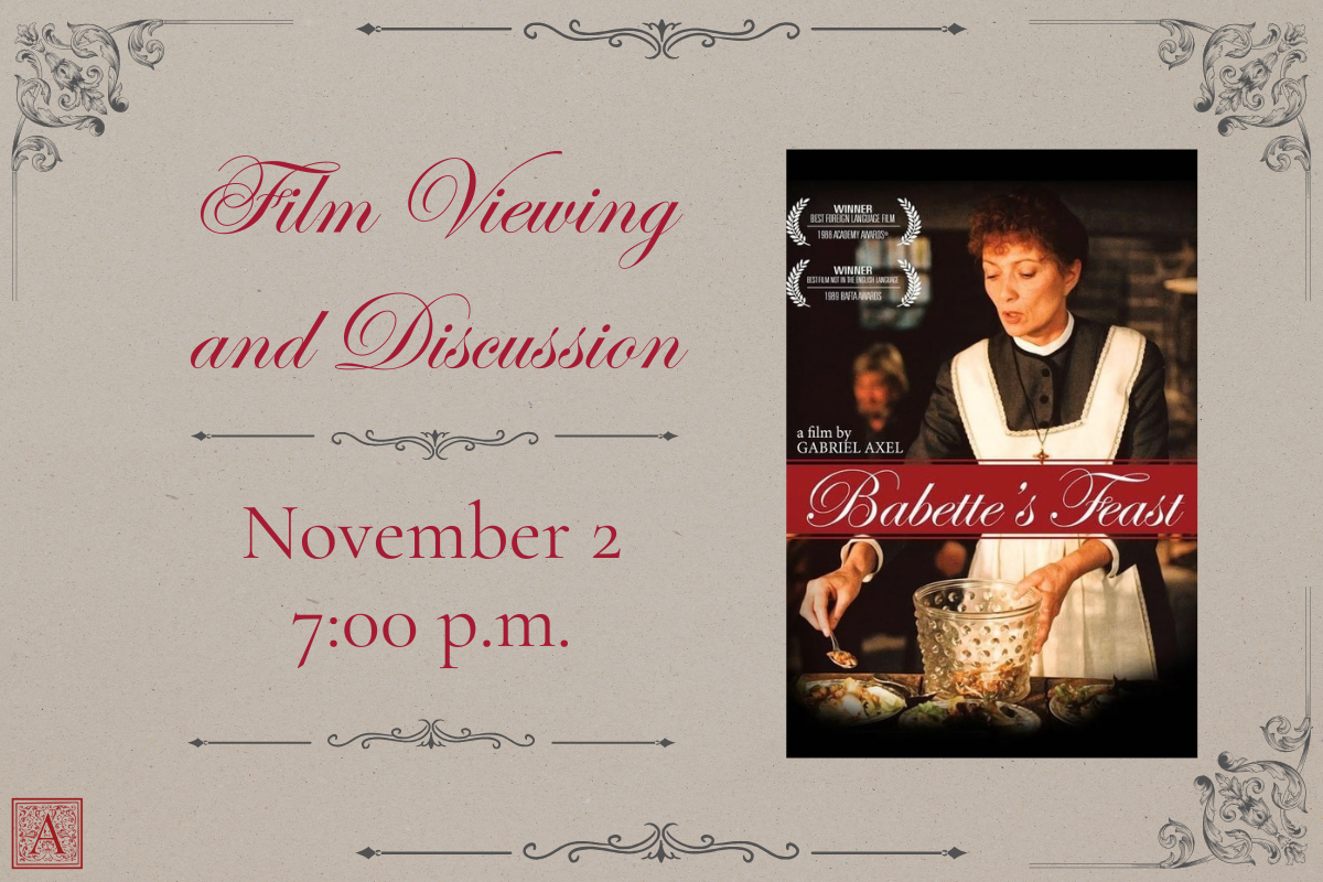  Film Viewing &amp; Discussion: Babette’s Feast