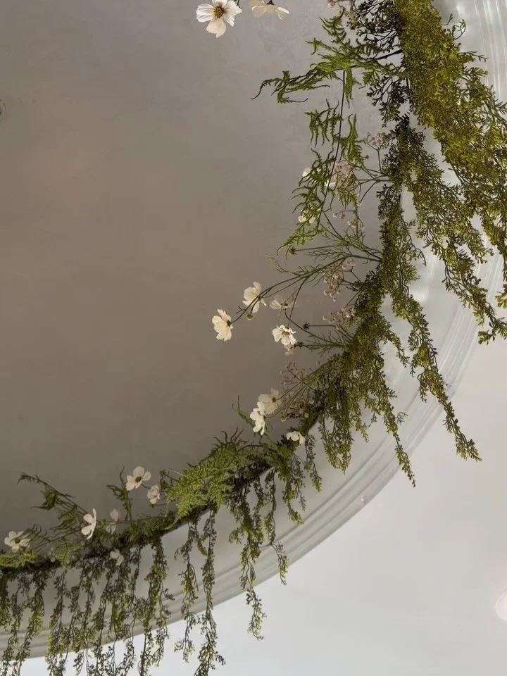 Our little piece of the forest... indoors. 🌿✨

We imagined looking up and feeling like you were sitting beneath a blooming tree&mdash;soft greenery overhead, coffee in hand, little giggles echoing around you.

We hope you&rsquo;ll love sitting benea