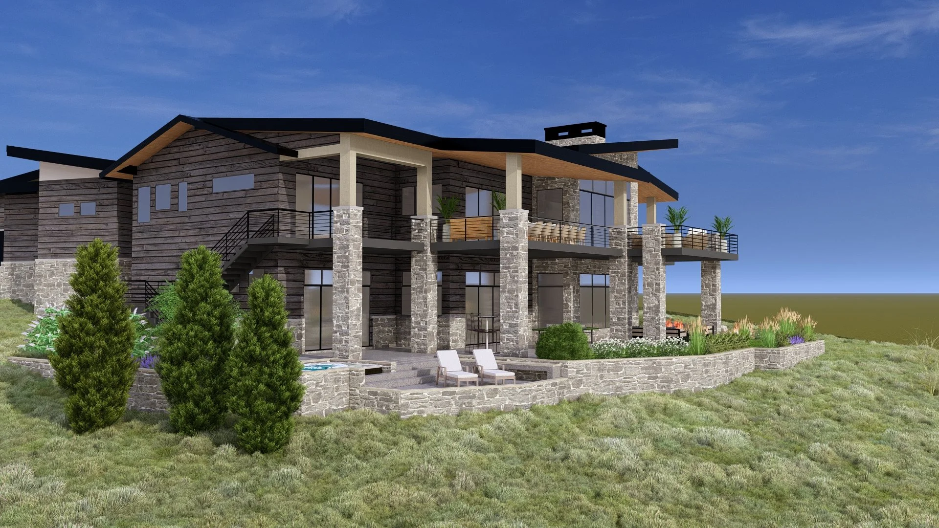 Modern Living in a Natural Space