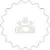 Icon of a person with a gear, indicating user settings or preferences.