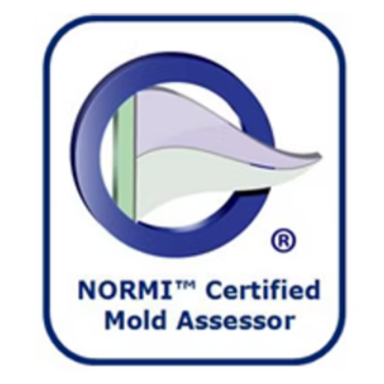 NORMI-certified Mold Assessor trained to identify, test, and evaluate mold contamination accurately.