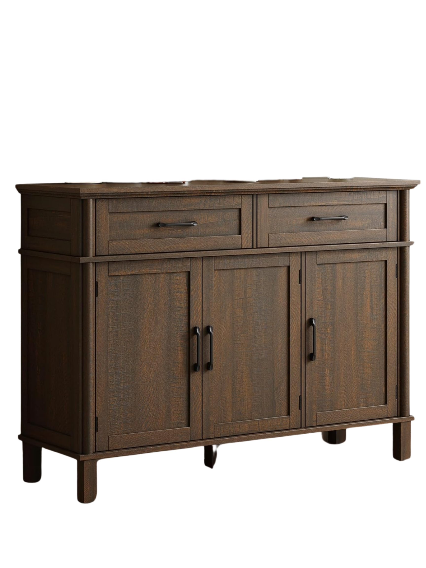 VINTAGE BUFFET CABINET OR TV CONSOLE, COTTAGE ANTIQUE VIBES, MODERN HOME DECOR