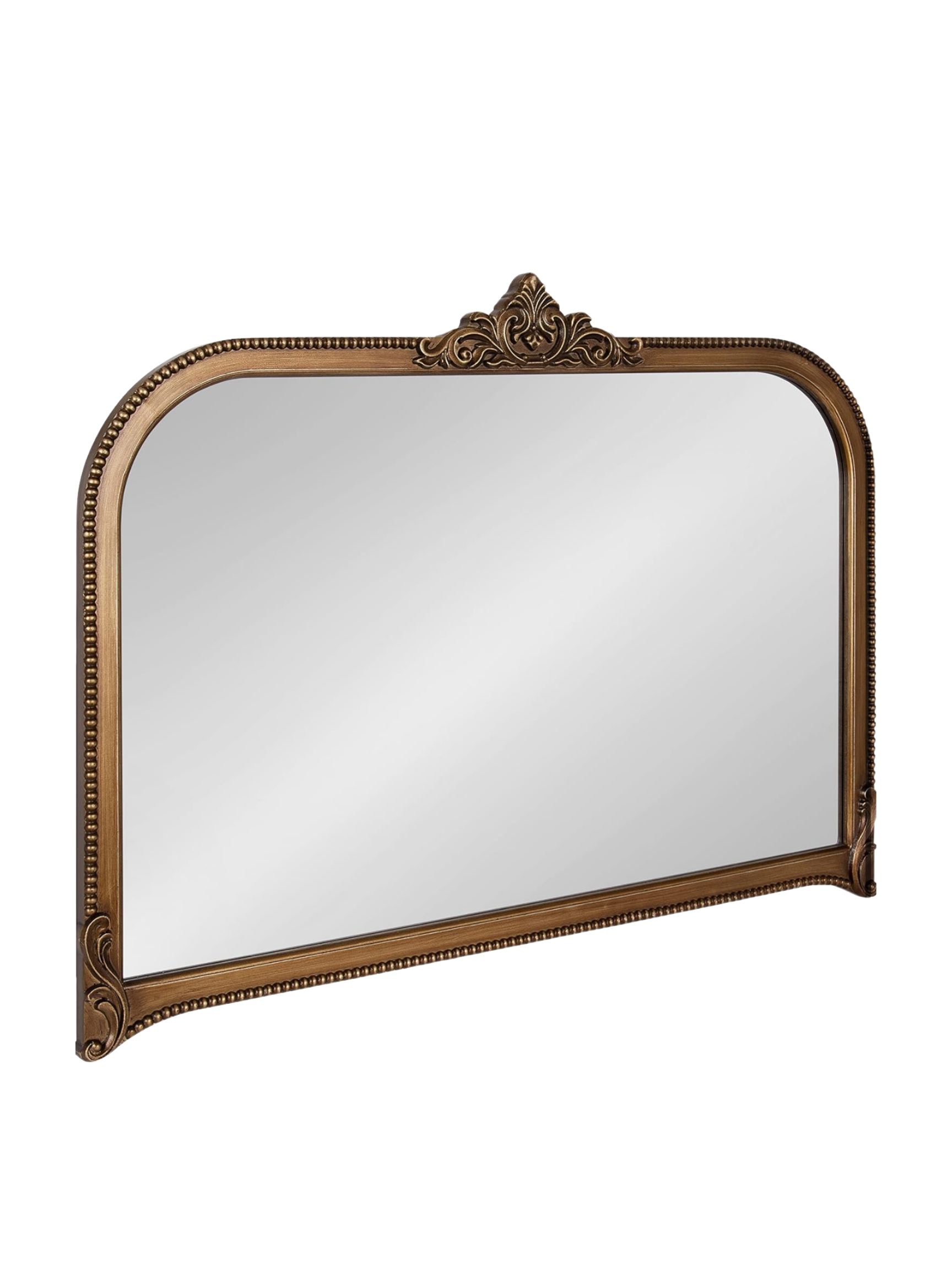 LARGE VINTAGE MIRROR, ORNATE DESIGN, DESIGNER LOOK FOR LESS, FOR BEDROOM OR LIVING ROOM OR FOYER