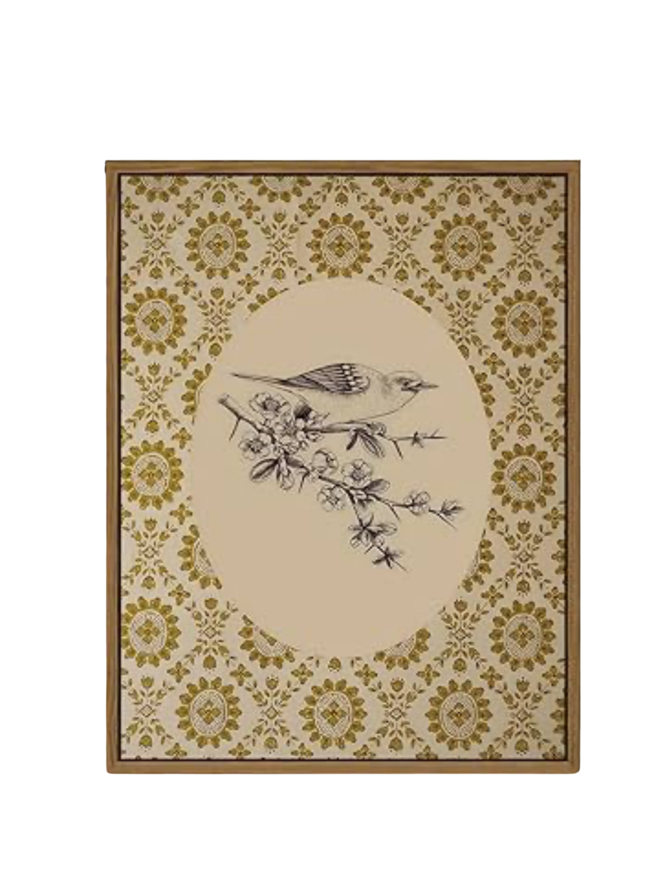 FLORAL BIRD SKETCH WALL ART