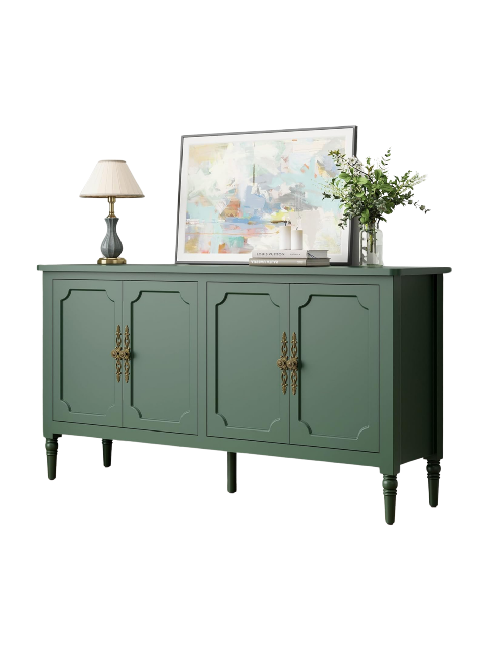 GREEN BUFFET CABINET
